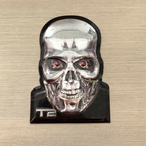 Terminator T2 Metal Sign (Distressed/Scratched) AS - Picture 1 of 8